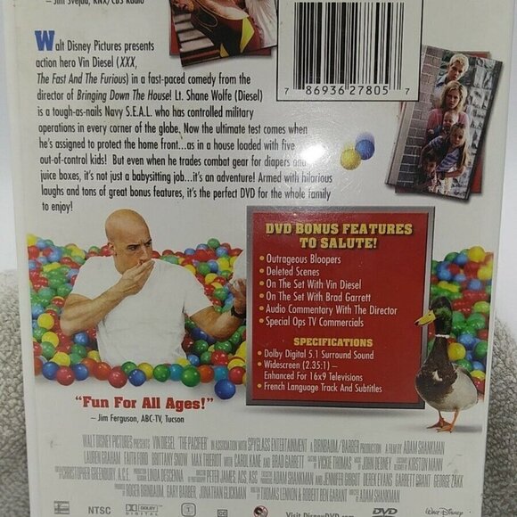 Disney's The Pacifier Vin Diesel DVD 2006 Widescreen - Picture 3 of 6
